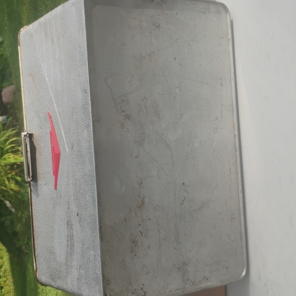 🧊 VINTAGE ALUMINUM ICE CHEST COOLER  BEER OPENER THERMASTER Poloron  PLVC